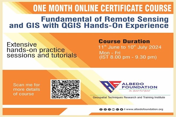 FUNDAMENTALS OF REMOTE SENSING AND GIS WITH QGIS HANDS-ON TRAINING